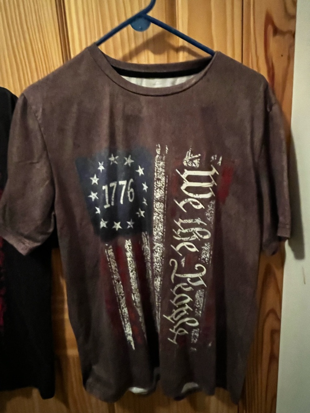 Men’s Graphic Tee with 1776 Flag Design - - Picture 3 of 5